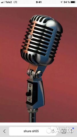 Микрофон Shure 55SH (Мексика)