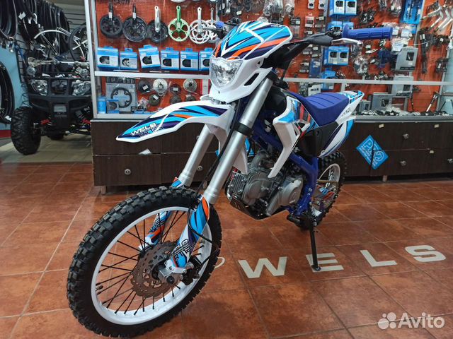 2023 питбайк wels RT125e 17\14 + шлем