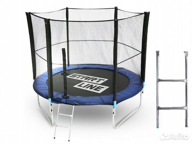 Батут 10 футов (305 см) с внешней сеткой +Лестница