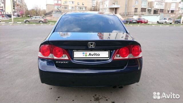Задняя часть Honda Civic 4d FD