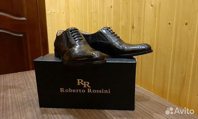 Туфли Оксфорды кожаные Италия Roberto Rossini Туфли Оксфорды кожаные Италия Roberto Rossini