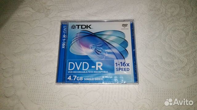 Диск TDK DVD-R 4,7Gb 16x