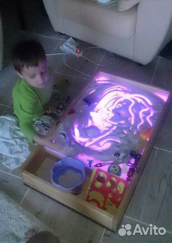 Световой песочный планшет. Прокат, аренда