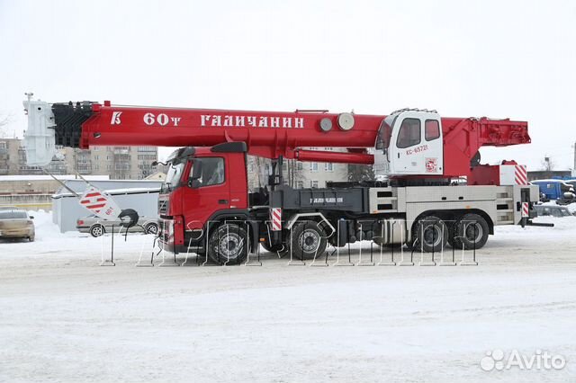 Аренда автокрана кс-65721 «Галичанин» 60т 42м гусё Аренда автокрана кс-65721 «Галичанин» 60т 42м гусё