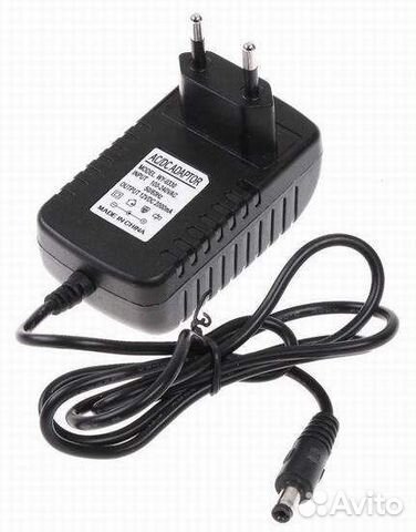 Блок питания (адаптер) 12V, 2А для трикалор