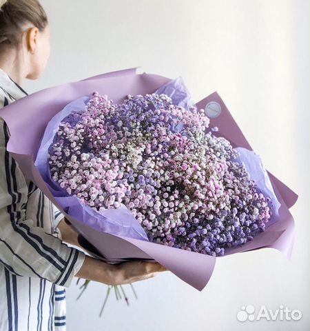 Гипсофила Черничный зефир Букеты Цветы Доставка Сп