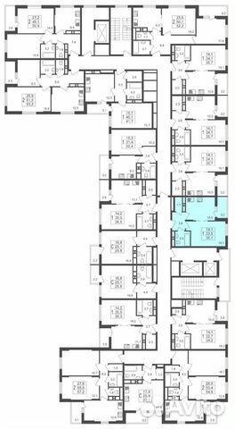 1-к квартира, 35.1 м², 11/17 эт.