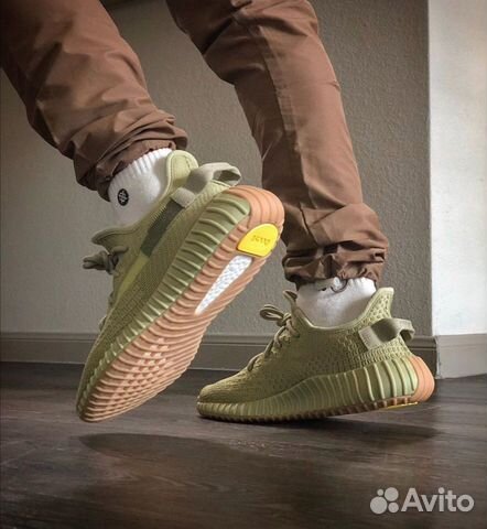 Кроссовки yeezy boost 350 v2 flax