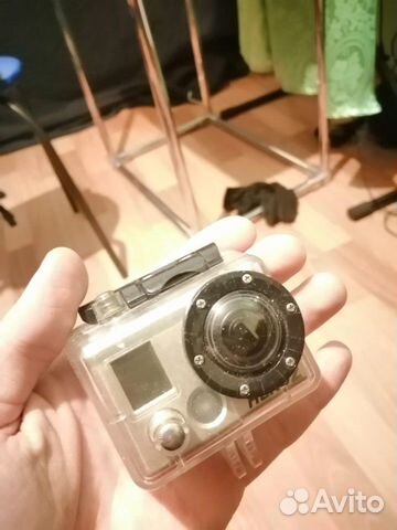 GoPro Hero2 с боксом GoPro Hero2 с боксом