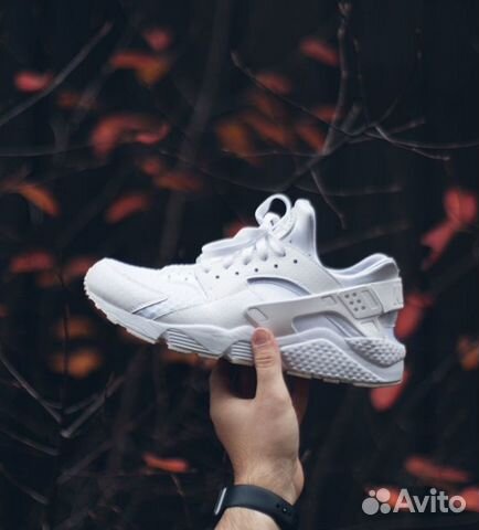 Кроссовки Nike Air Huarache White Кроссовки Nike Air Huarache White