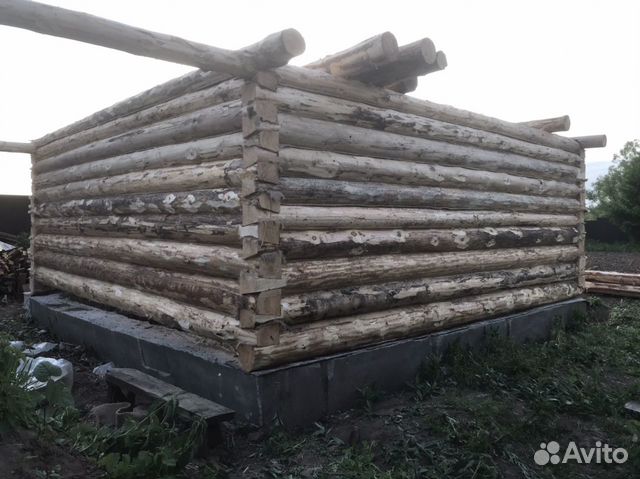 Сруб 6х6 вынос 2м