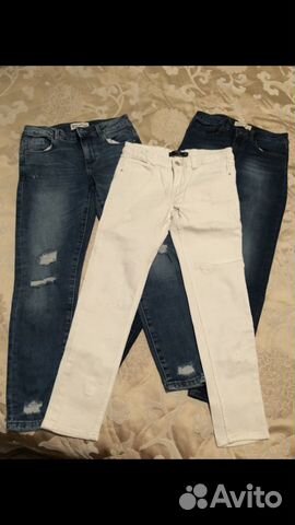 Джинсы для девочки Zara Girls Button blue Mango Джинсы для девочки Zara Girls Button blue Mango