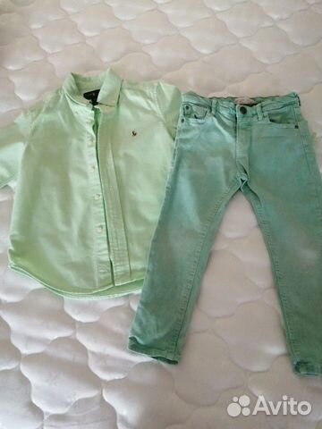 Рубашка ralph lauren джинсы zara