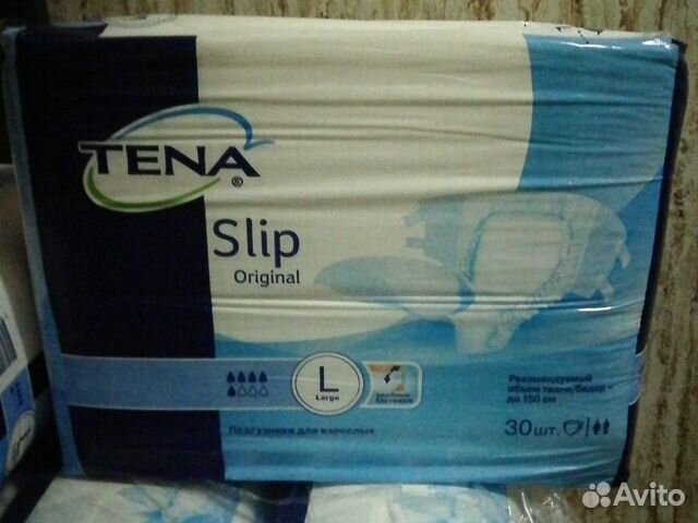 Подгузники для взрослых tena slip large