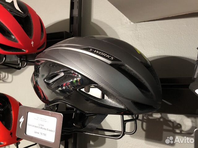 Шлем Specialized S-Works Evade II, Ion/Charcoal Шлем Specialized S-Works Evade II, Ion/Charcoal