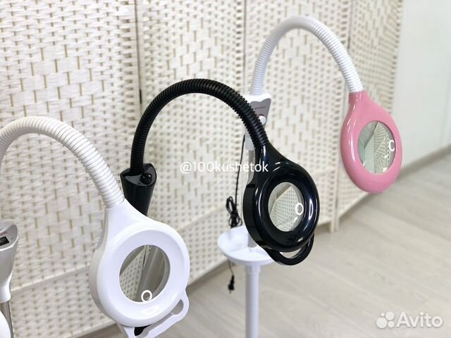 Лампа лупа напольная