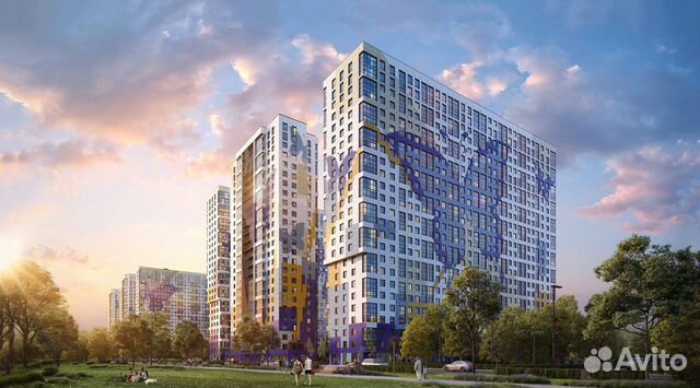 1-к квартира, 40.1 м², 9/25 эт. 1-к квартира, 40.1 м², 9/25 эт.