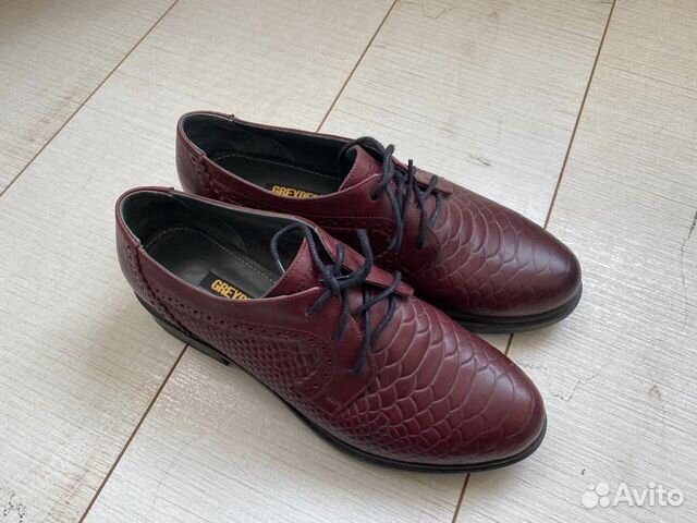 Бордовые кожаные туфли ботинки Бордовые кожаные туфли ботинки