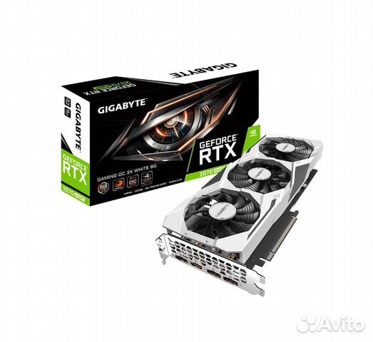 Видеокарта gigabyte RTX 2070 gaming OC white
