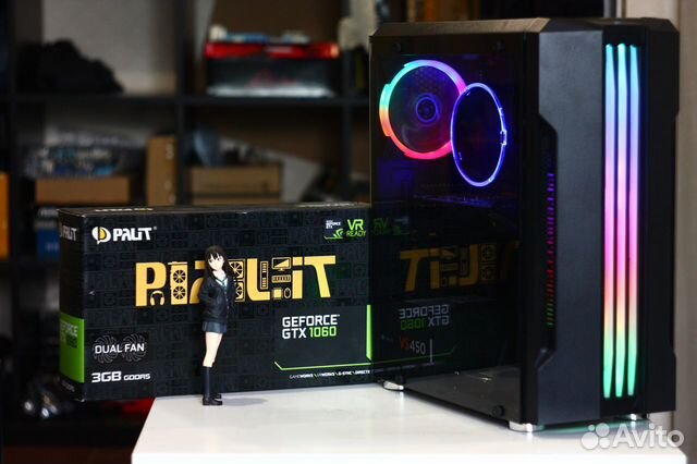 Игровой пк i7 3770/16gb/gtx 1060/500Gb hdd