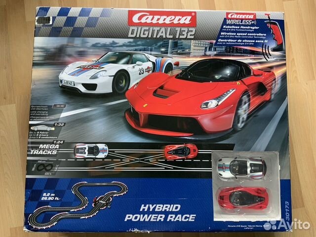 Трек Carrera Digital 132 Hybrid Power Race Трек Carrera Digital 132 Hybrid Power Race