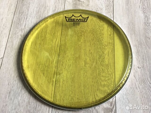 Пластик для Тома Remo Emperor colortone Желтый 10 Пластик для Тома Remo Emperor colortone Желтый 10