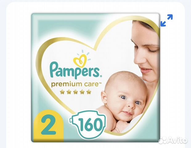 Pampers premium care 2 80 шт
