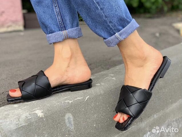 Шлепки Bottega Veneta Люкс