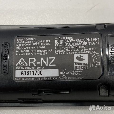 Оригинальный пульт Samsung BN59-01298D BN59-01274A Оригинальный пульт Samsung BN59-01298D BN59-01274A