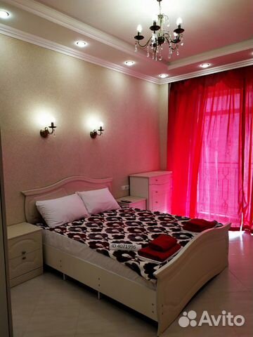 

1-к. квартира, 44 м², 3 кровати