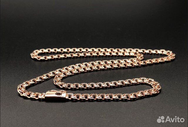 Золотая цепь новая Бисмарк 585 проба 21 гр Золотая цепь новая Бисмарк 585 проба 21 гр