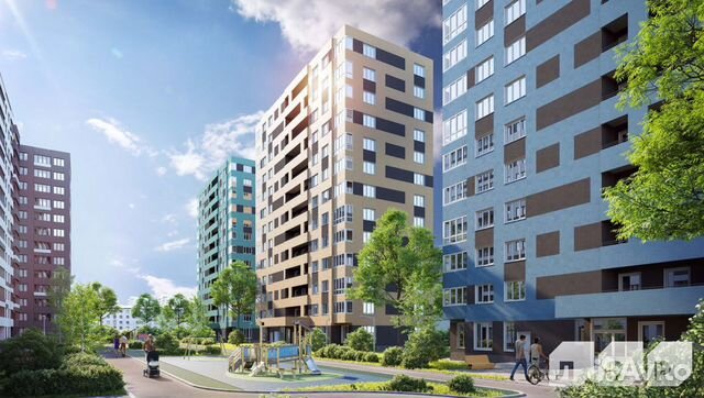 2-к квартира, 52.4 м², 9/13 эт.