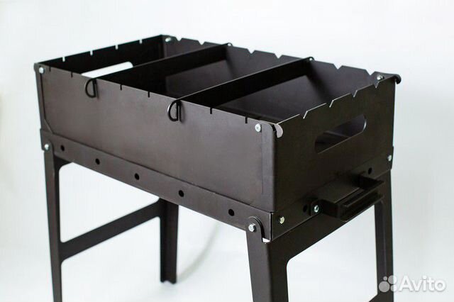 Складной мангал разборный на 8 шампуров