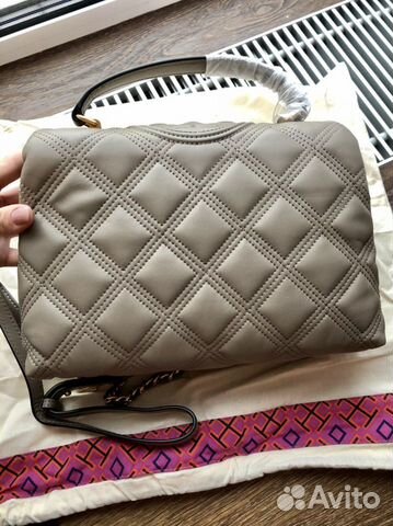tory burch soft fleming top handle