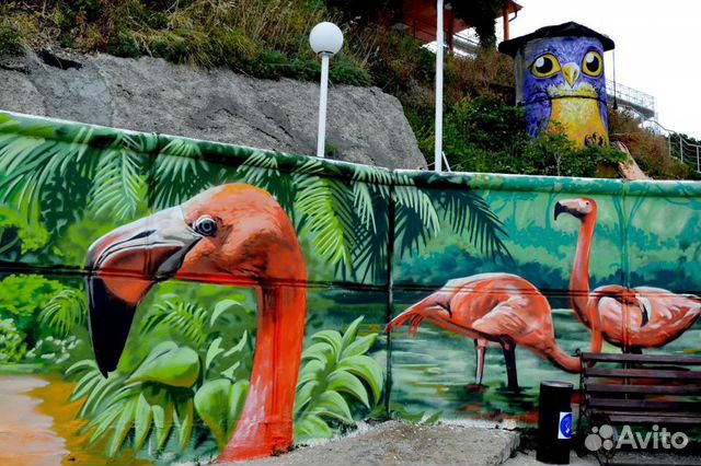 Граффити. Художественная роспись. Монументальная ж