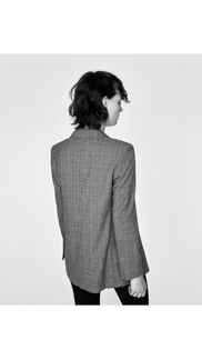 Блейзер zara клетчатый xs