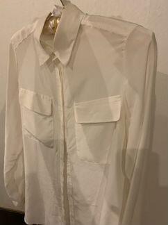 Шелковая рубашка Mango