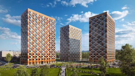 2-к квартира, 47.5 м², 13/19 эт.