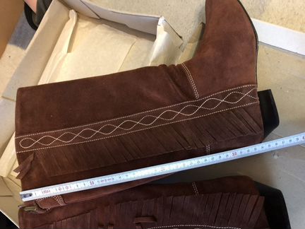 Сапоги женские замшевые 37 размера