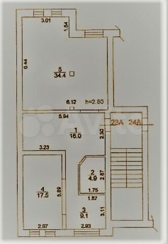 2-к. квартира, 81,9 м², 3/3 эт.