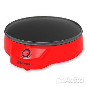 Блинница электр SA-7418R 900Вт красн