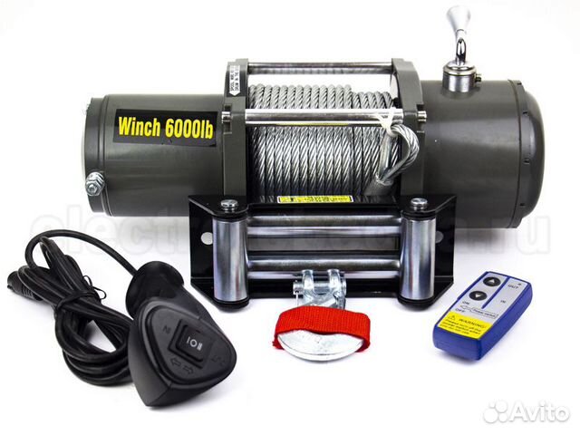 Лебёдка Electric Winch 6000 lbs (влагозащищенная)