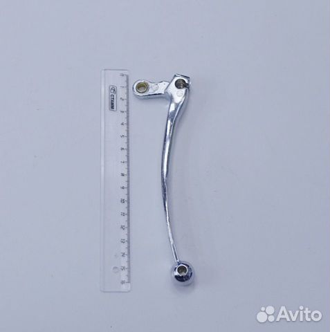 Ручка тормоза сцепления голая хром иж (пара)