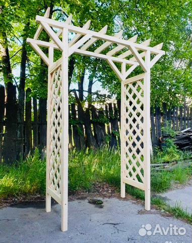 Пергола, шпалера. Арка садовая деревянная
