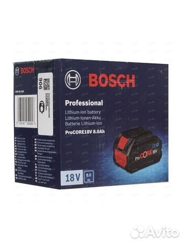 Аккумулятор bosch procore18v