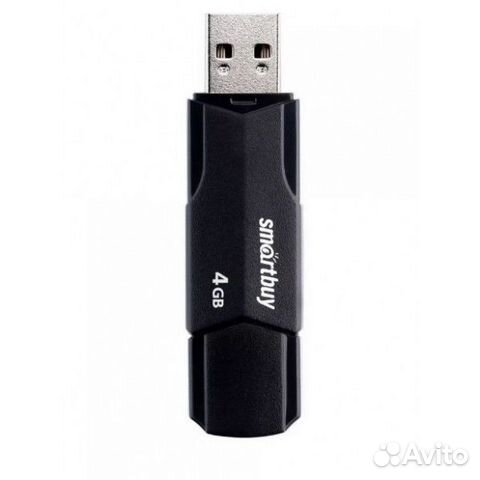 Флешка USB 4Gb SmartBuy clue Black