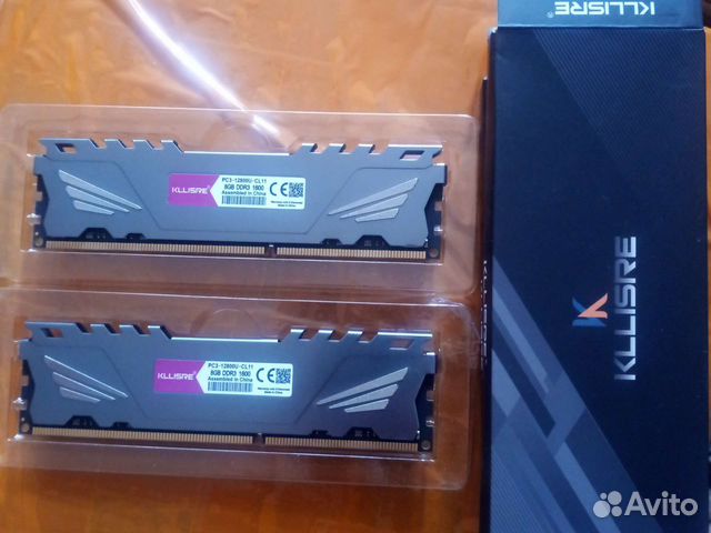 Комплект ddr3 16gb (2х8гб) 1600Мгц