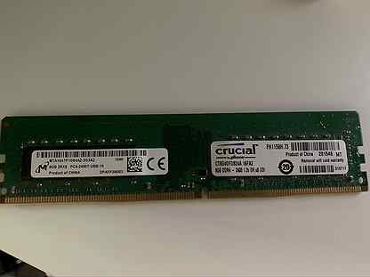 Оперативная память crucial 8GB DDR4 2400