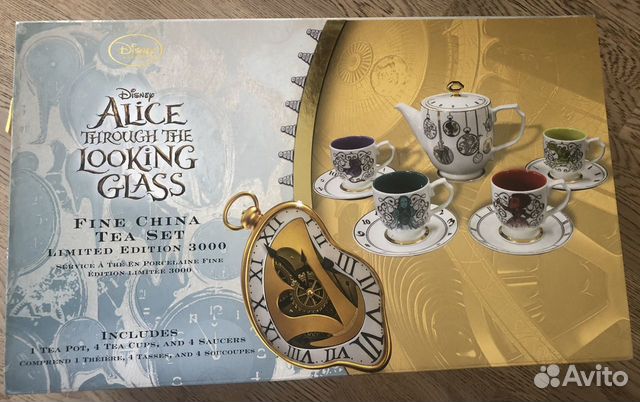 Чайный сервиз Алиса в Зазеркалье Дисней