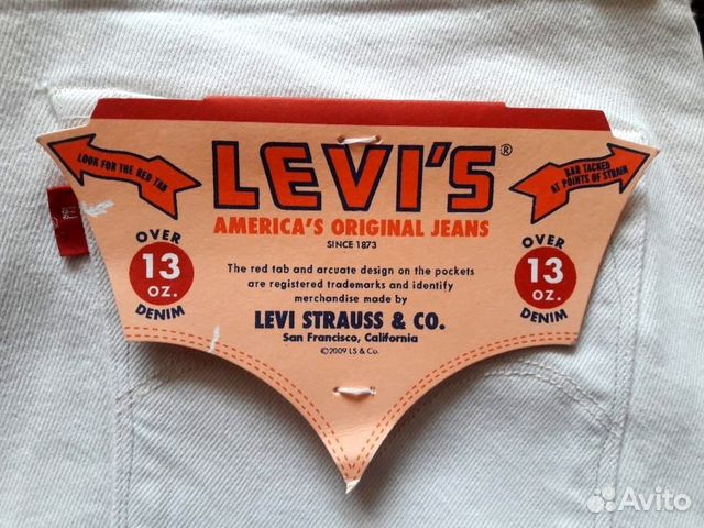 Джинсы 501 Levis Capital E. W32. Made in USA